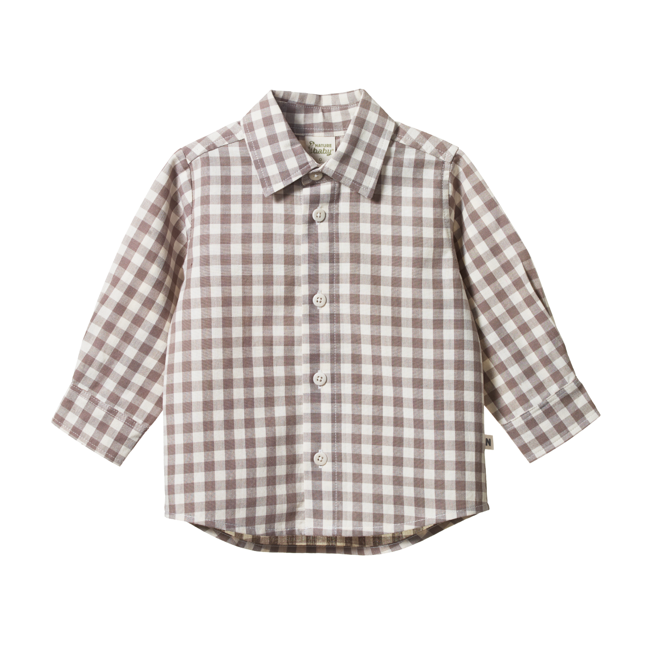 Nature Baby - Cub Check Ira Button Up