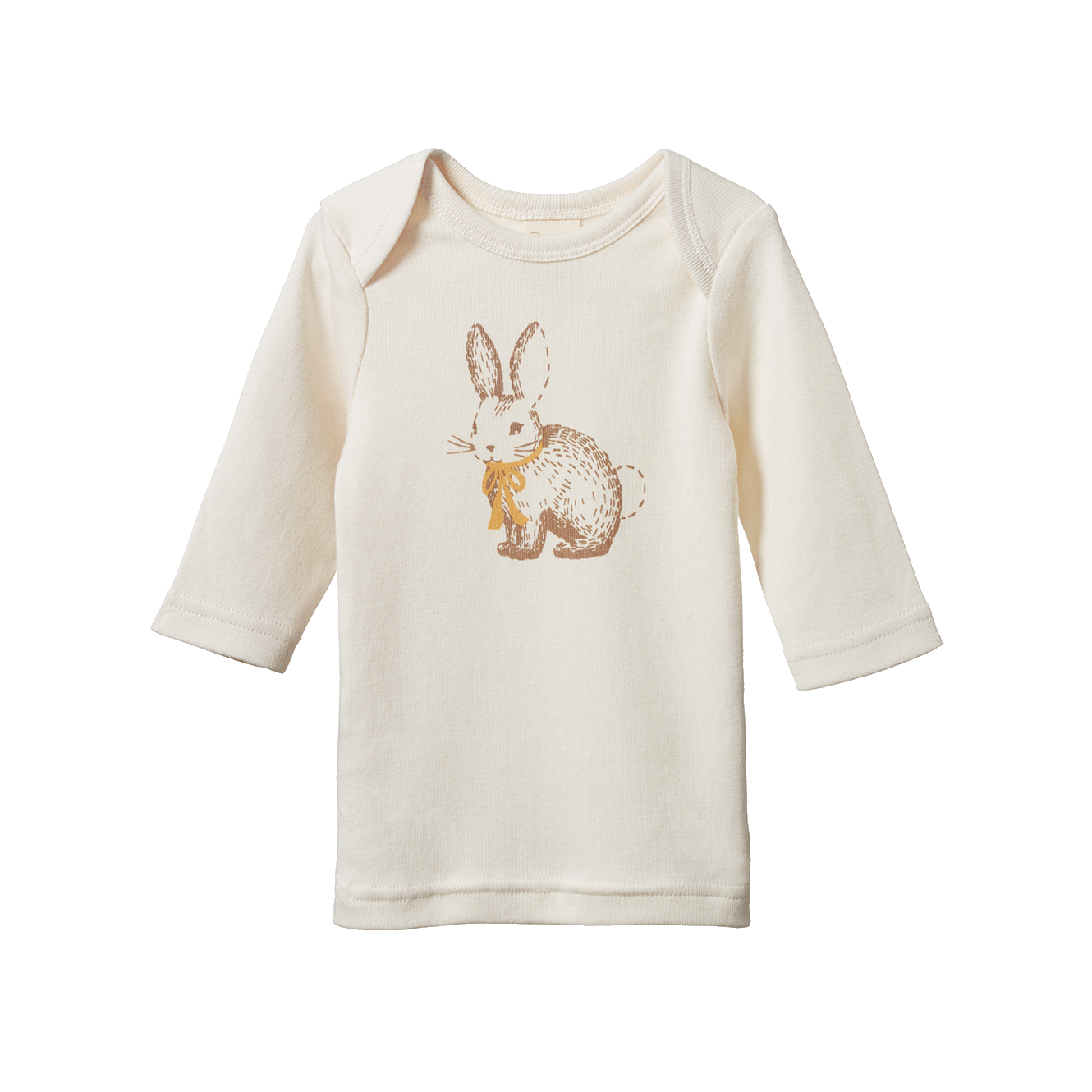 Nature Baby - Baby Tee - Rabbitty Natural Print