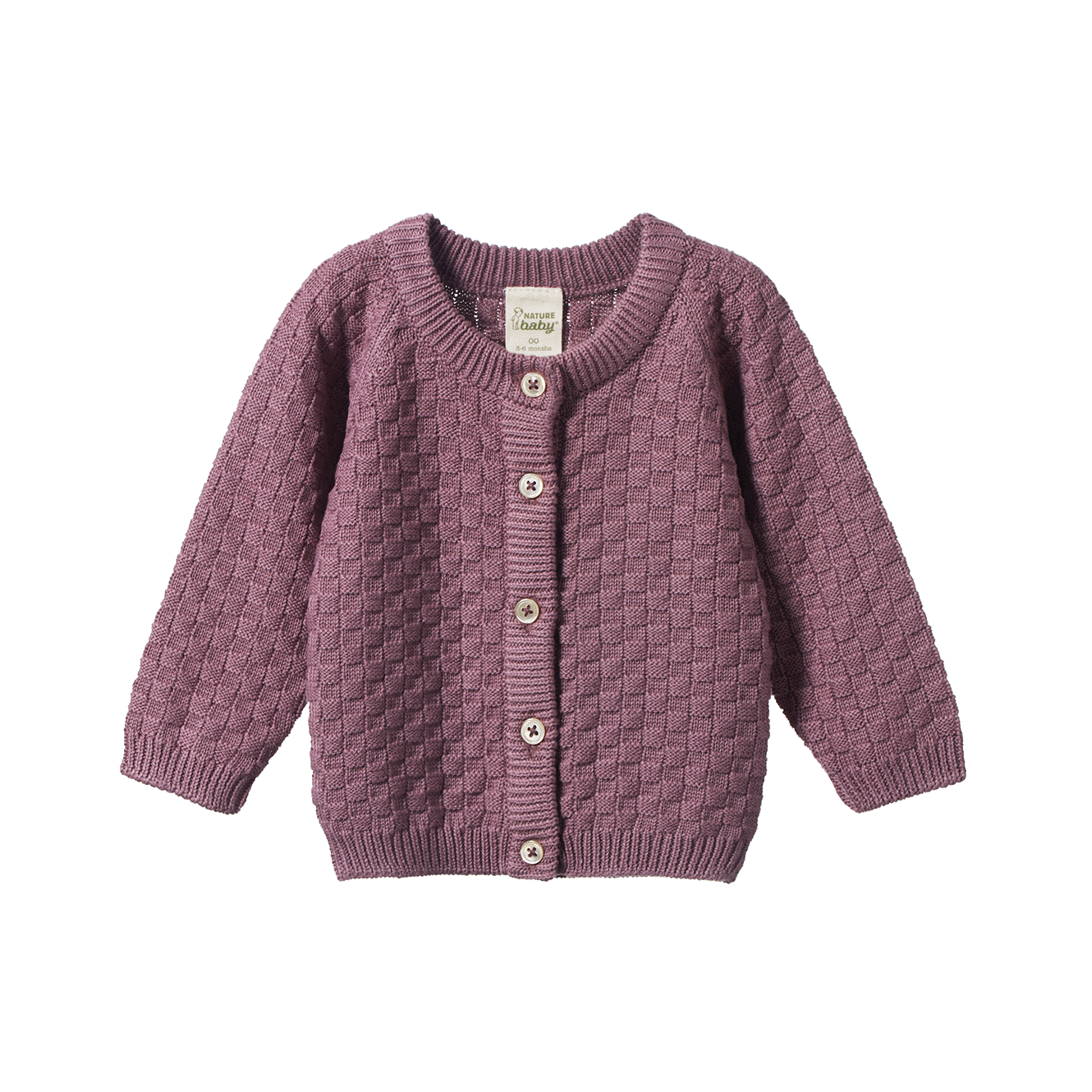 Nature Baby - Piper Cardigan - Twilight Basket Knit