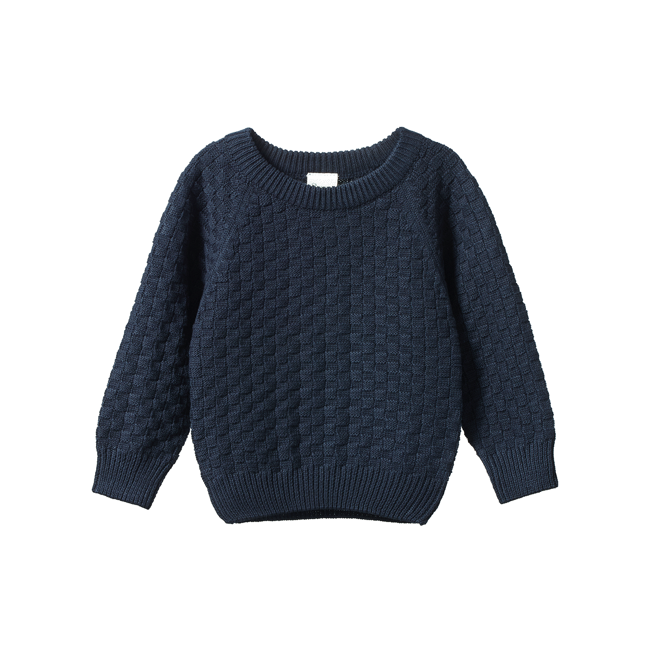 Nature Baby - Billy Jumper - Navy Basket Knit