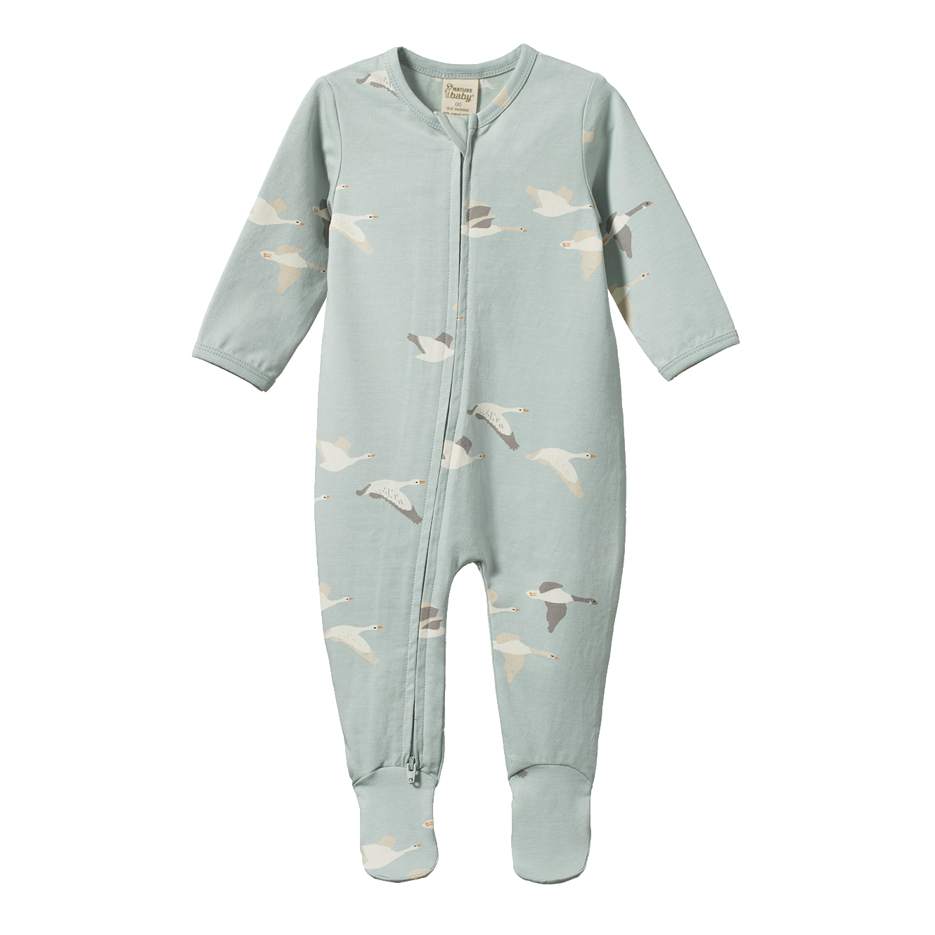 Nature Baby - Dreamlands Romper - Flying Geese Print