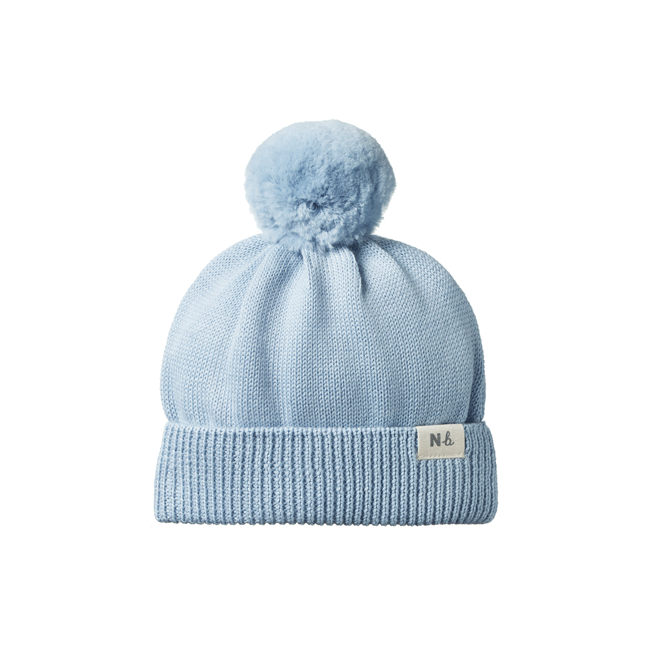 Nature Baby - Alpine Pom Pom Beanie - Celestial Blue