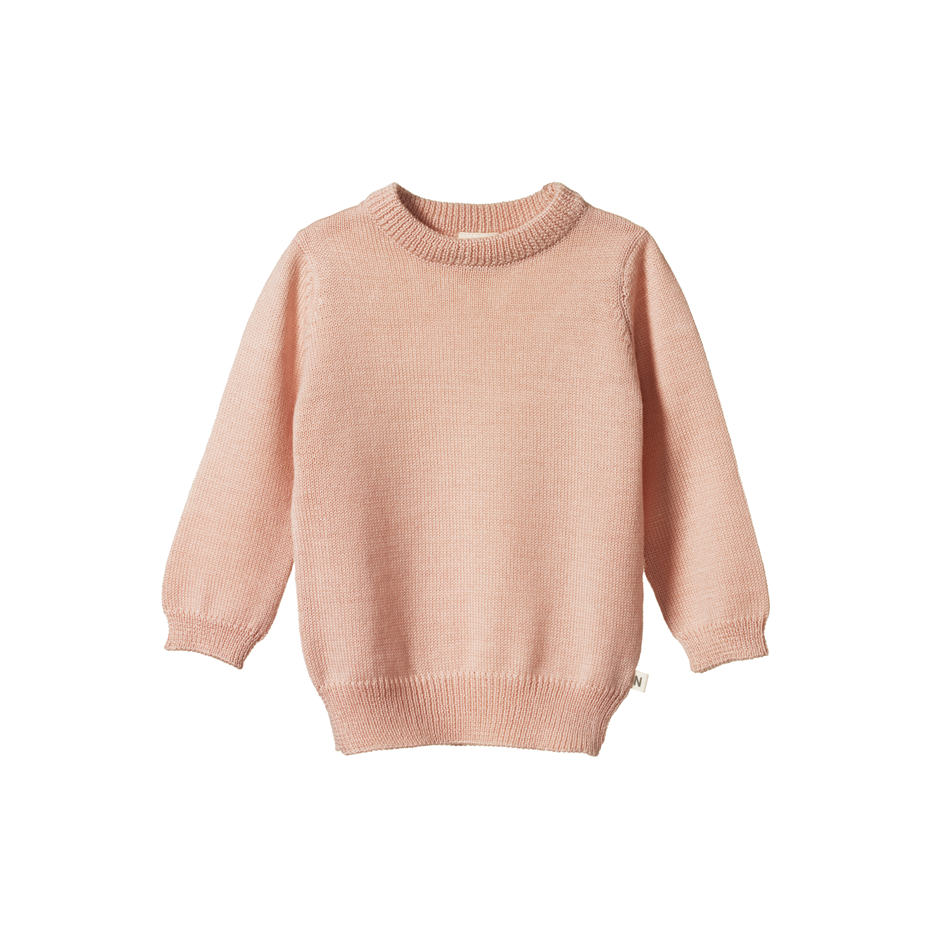 Nature Baby - Merino Knit Pullover - Rose Dust