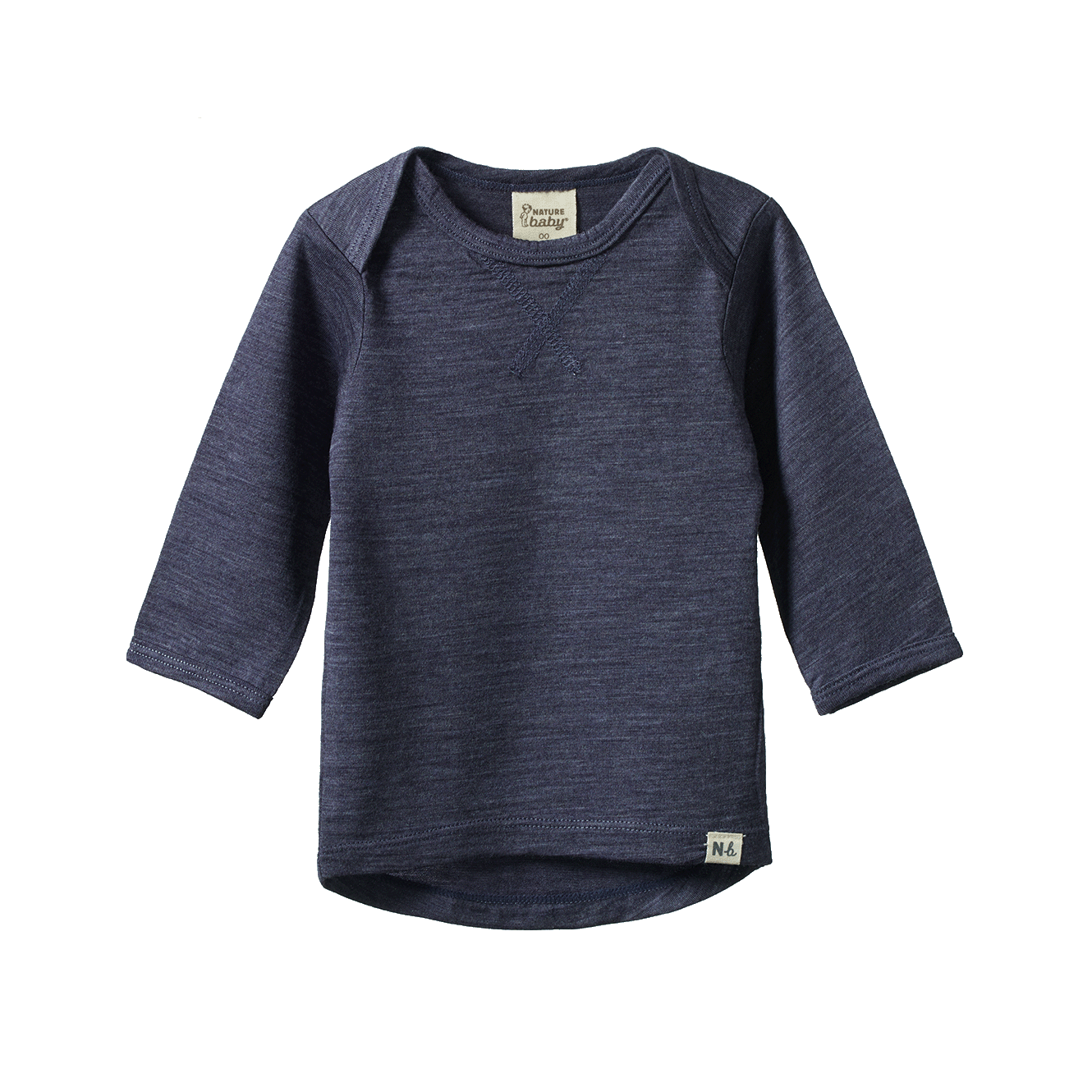 Nature Baby - Merino Essential Tee - Mulberry Marl