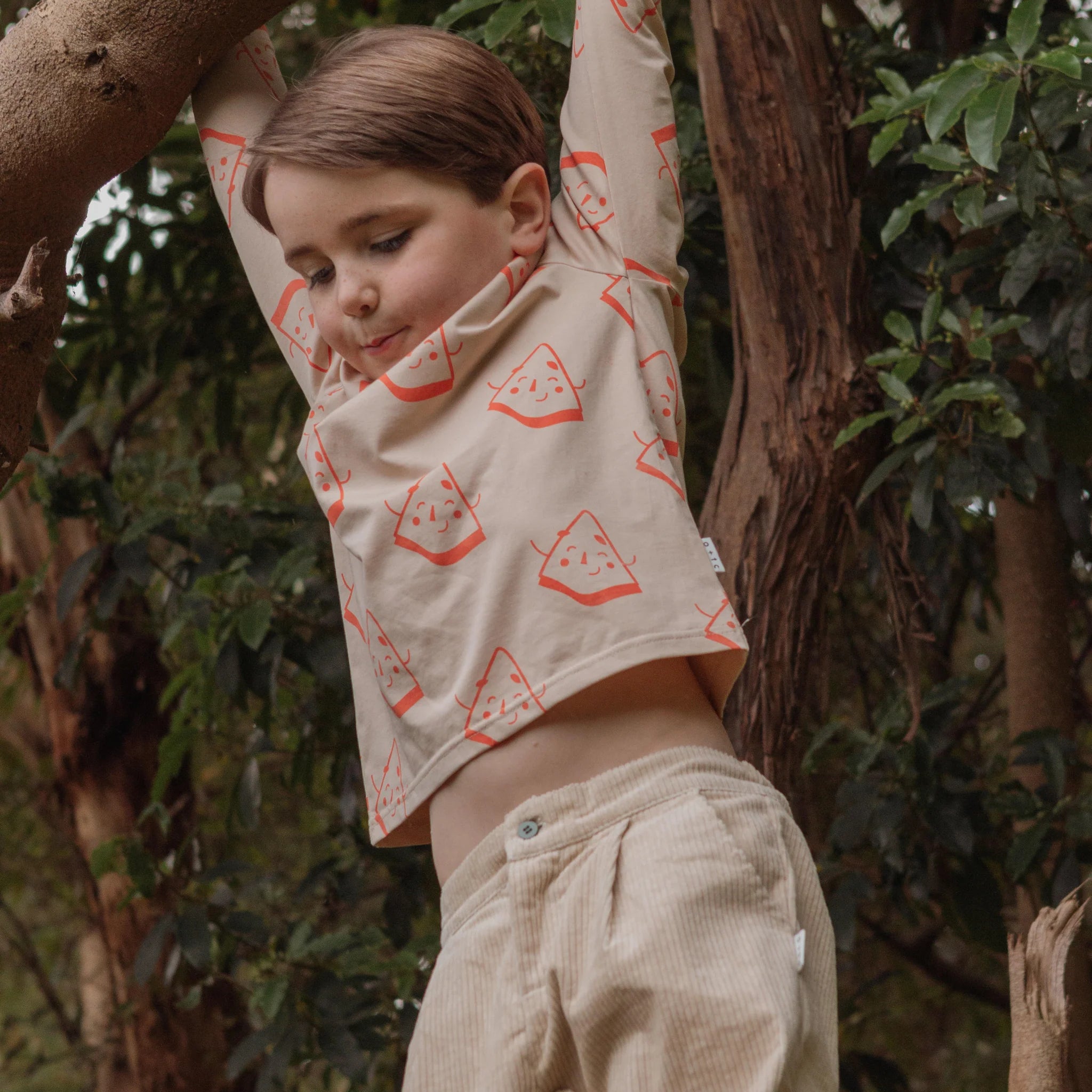 Olive + The Captain - Pizza Long Sleeve Tee
