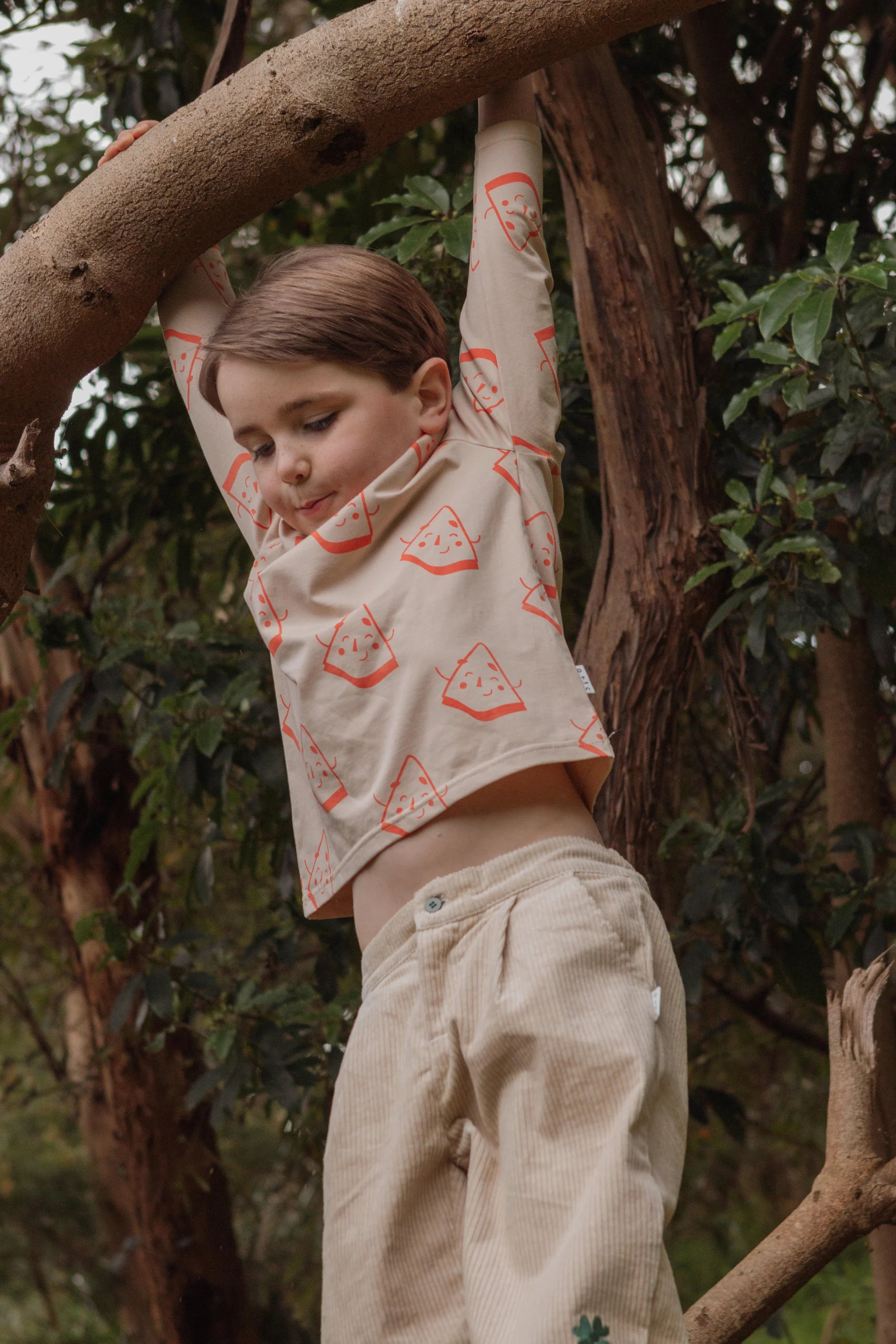 Olive + The Captain - Pizza Long Sleeve Tee
