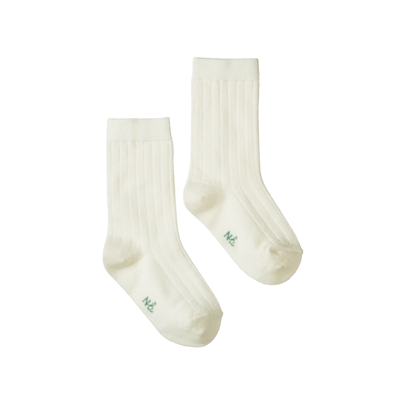 Nature Baby - Organic Wool Rib Socks - Natural