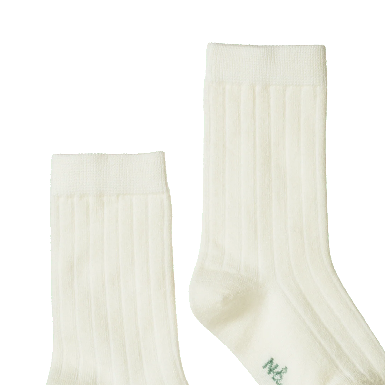 Nature Baby - Organic Wool Rib Socks - Natural