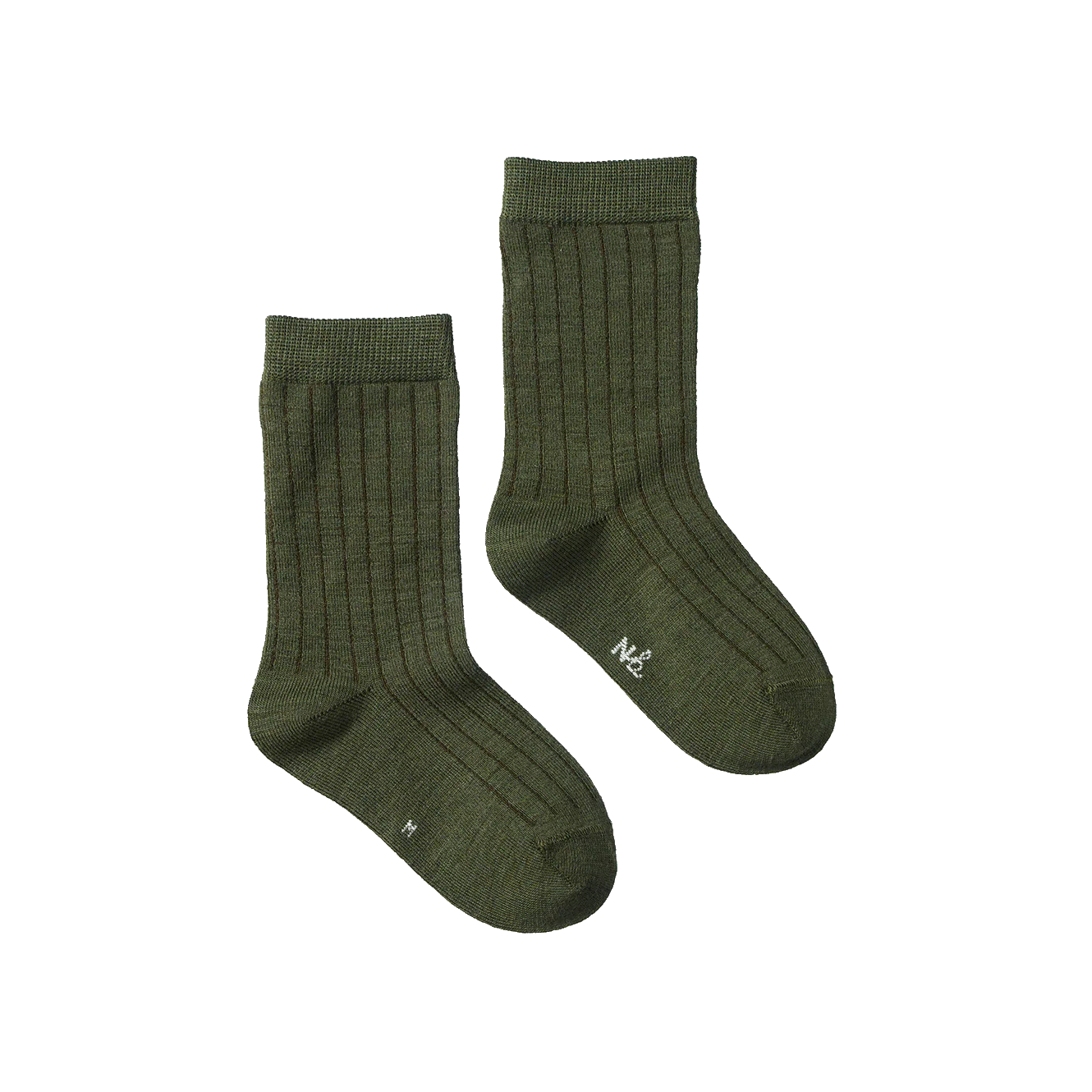Nature Baby - Organic Wool Rib Socks - Thyme