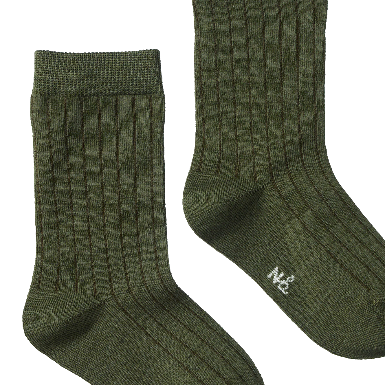 Nature Baby - Organic Wool Rib Socks - Thyme