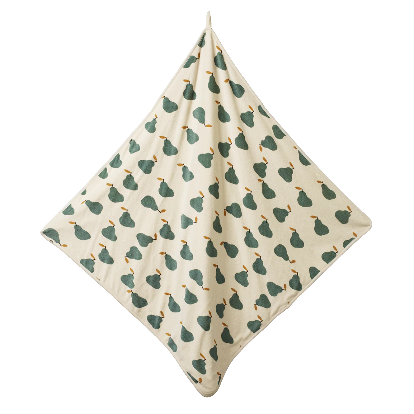Nature Baby - Hooded Towel - Pear Print