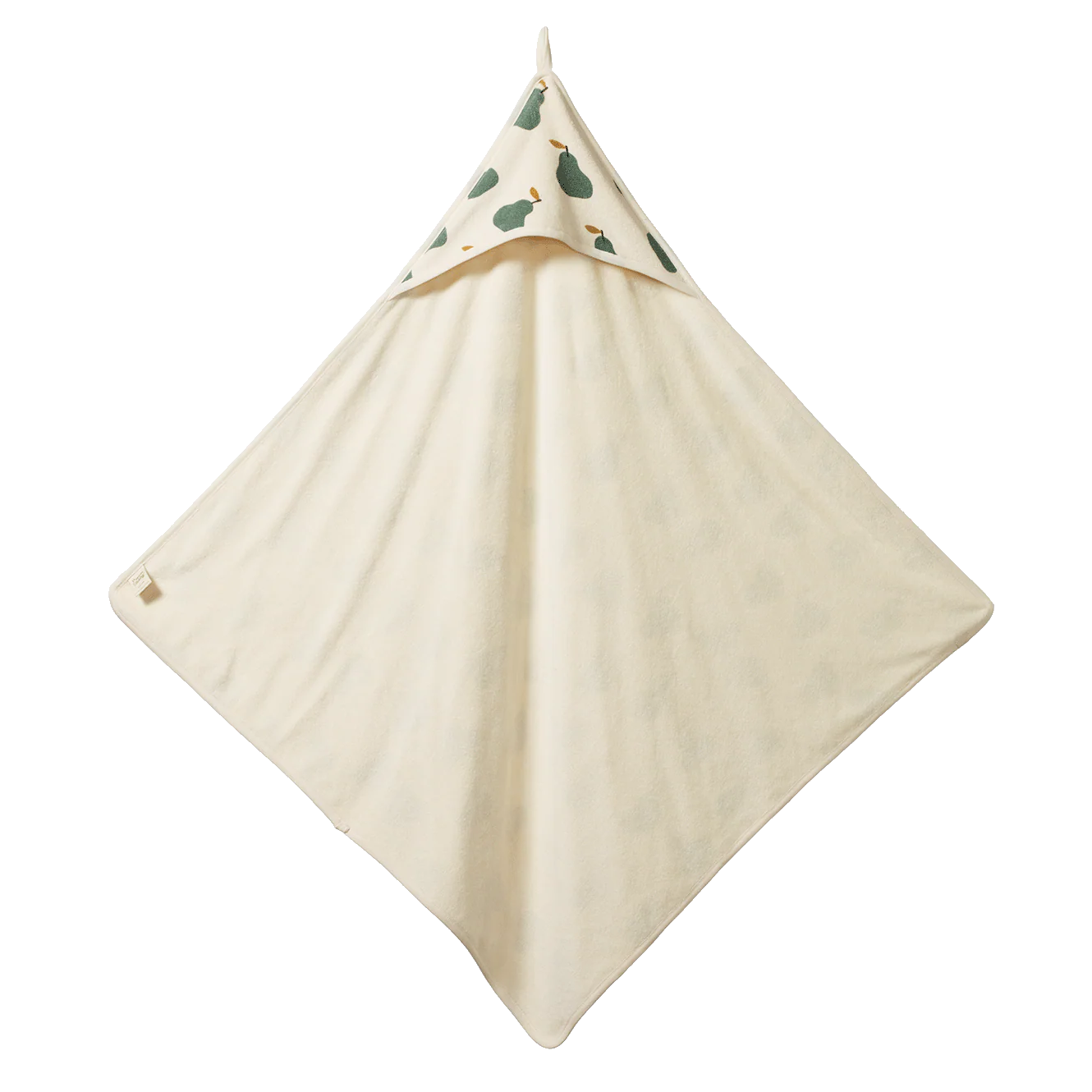 Nature Baby - Hooded Towel - Pear Print