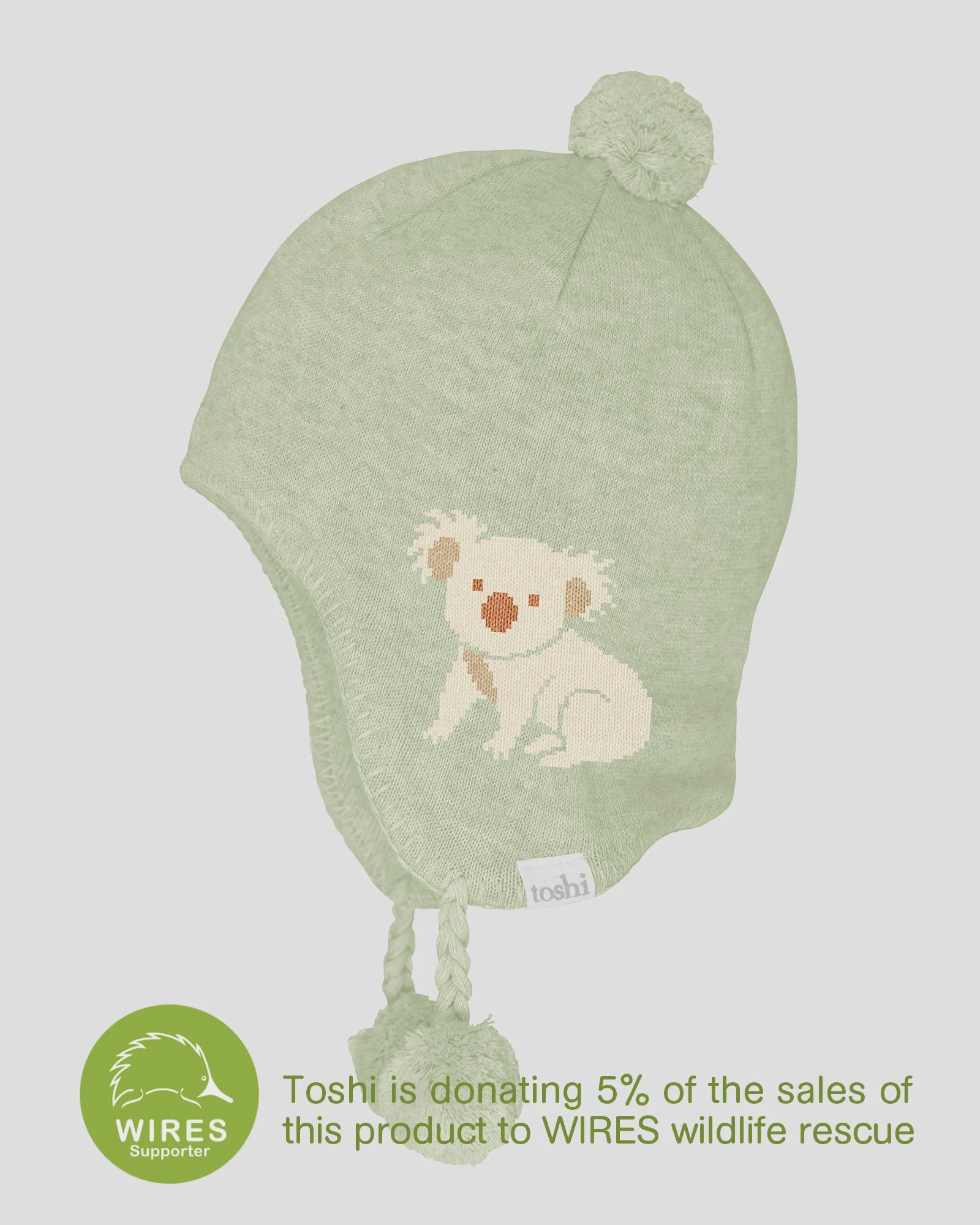 Toshi - Organic Earmuff Storytime - Koala