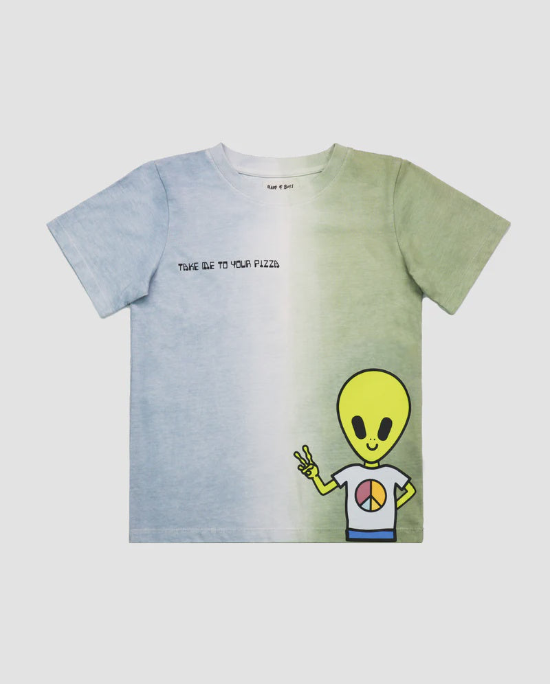 Band of Boys -  Ombre Alien Pizza Tee