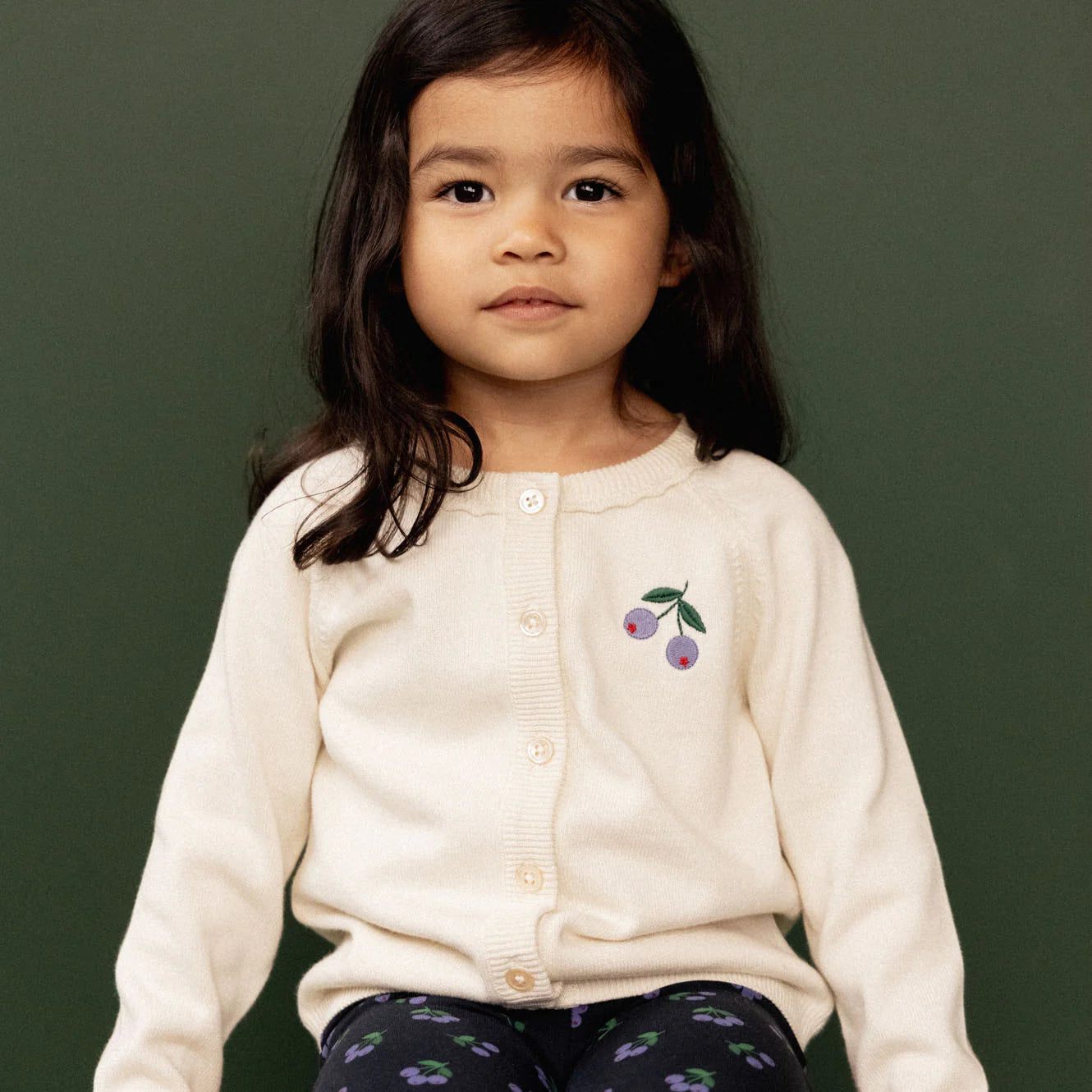 Nature Baby - Piper Cardigan - Winter Berry