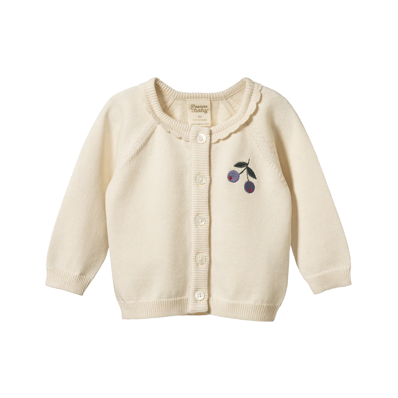 Nature Baby - Piper Cardigan - Winter Berry