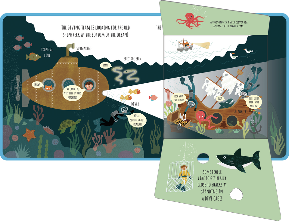 Fuzzy Friends - Peek Inside  - The Ocean