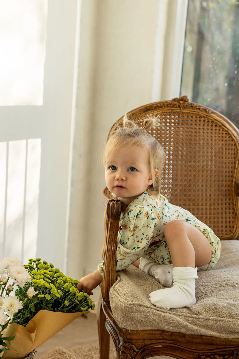 Alex & Ant - Pixie Playsuit - Natural Bird