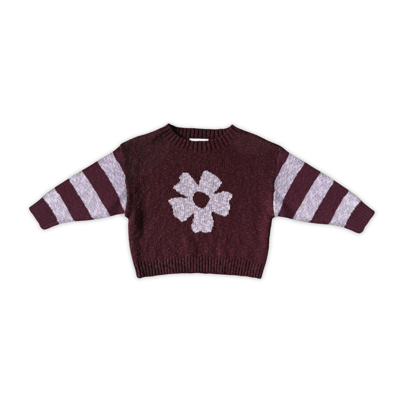 Grown - Bloom Knit Pull Over - Plum