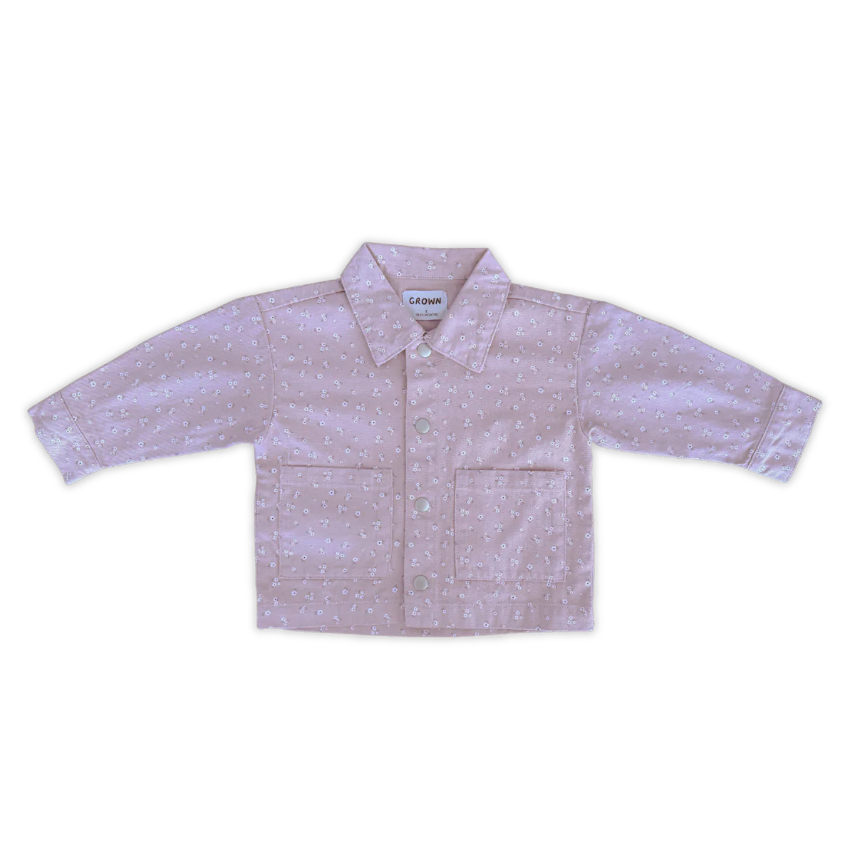 Grown - Organic Bloom Denim Shirt Jacket