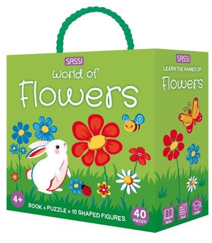 Sassi - 3D Puzzle & Book Set  - Flowers