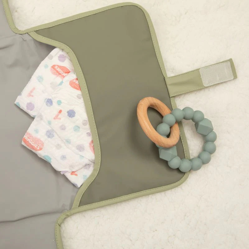 All 4 Ella - Recycled Changing Wallet - Light Sage