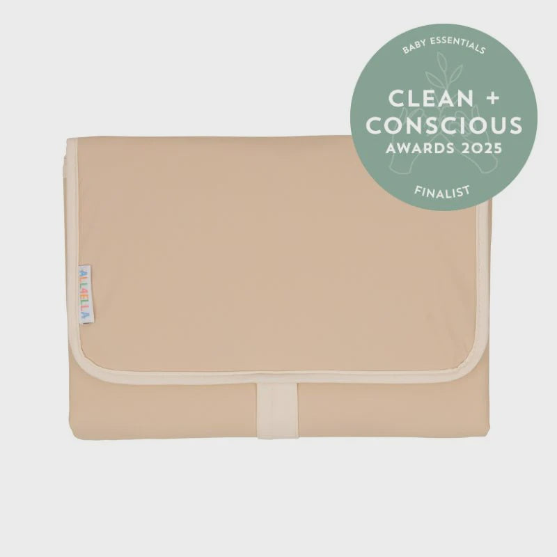 All 4 Ella - Recycled Changing Wallet - Latte
