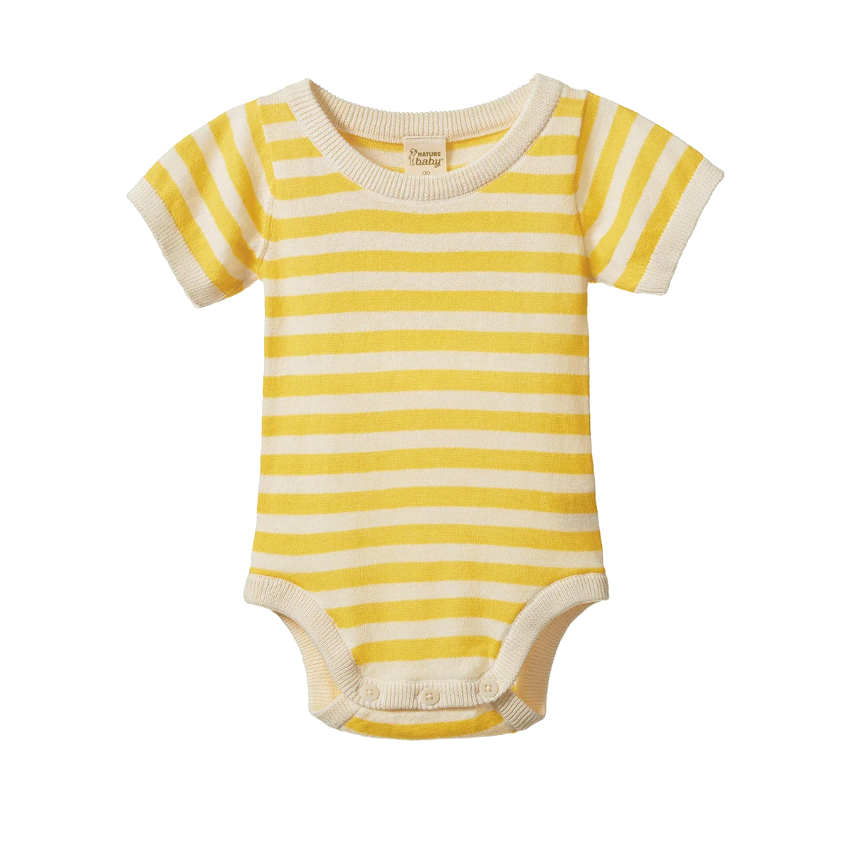 Nature Baby - Ren Bodysuit - Sunny Sea Stripe