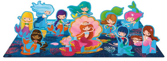 Sassi - 3D Puzzle & Book Set - The Mermaids