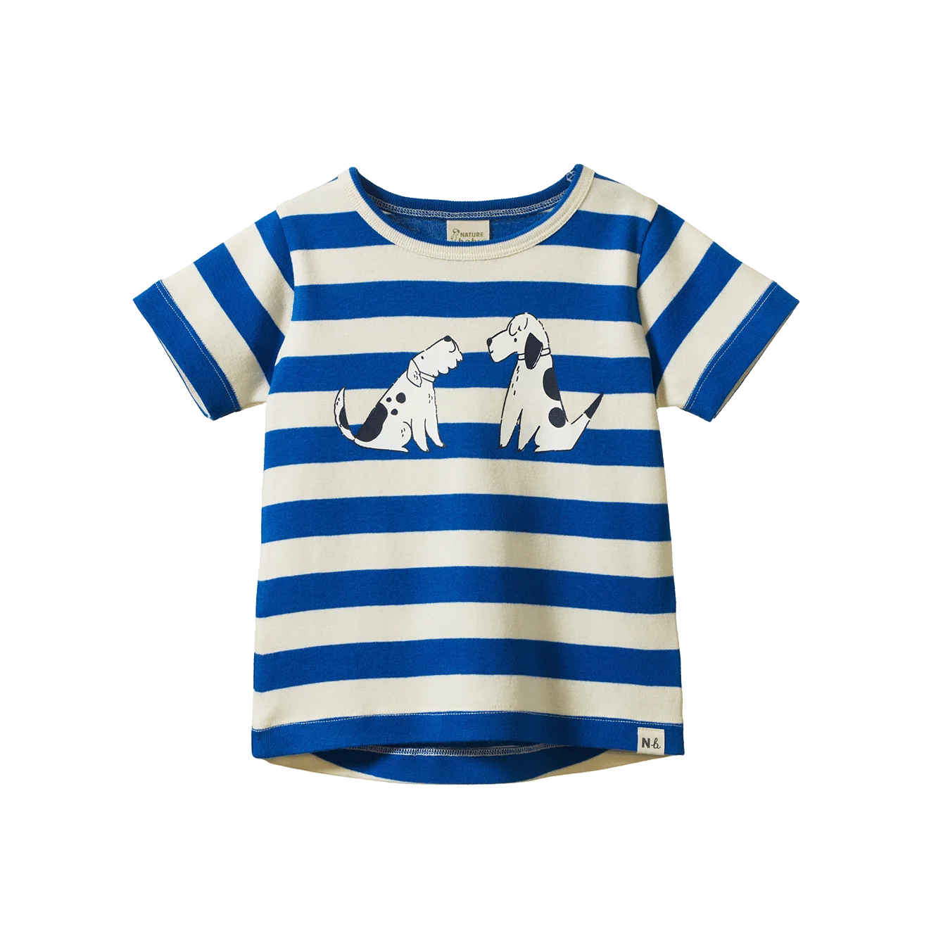 Nature Baby - River Tee - Dog Walk Blue Print