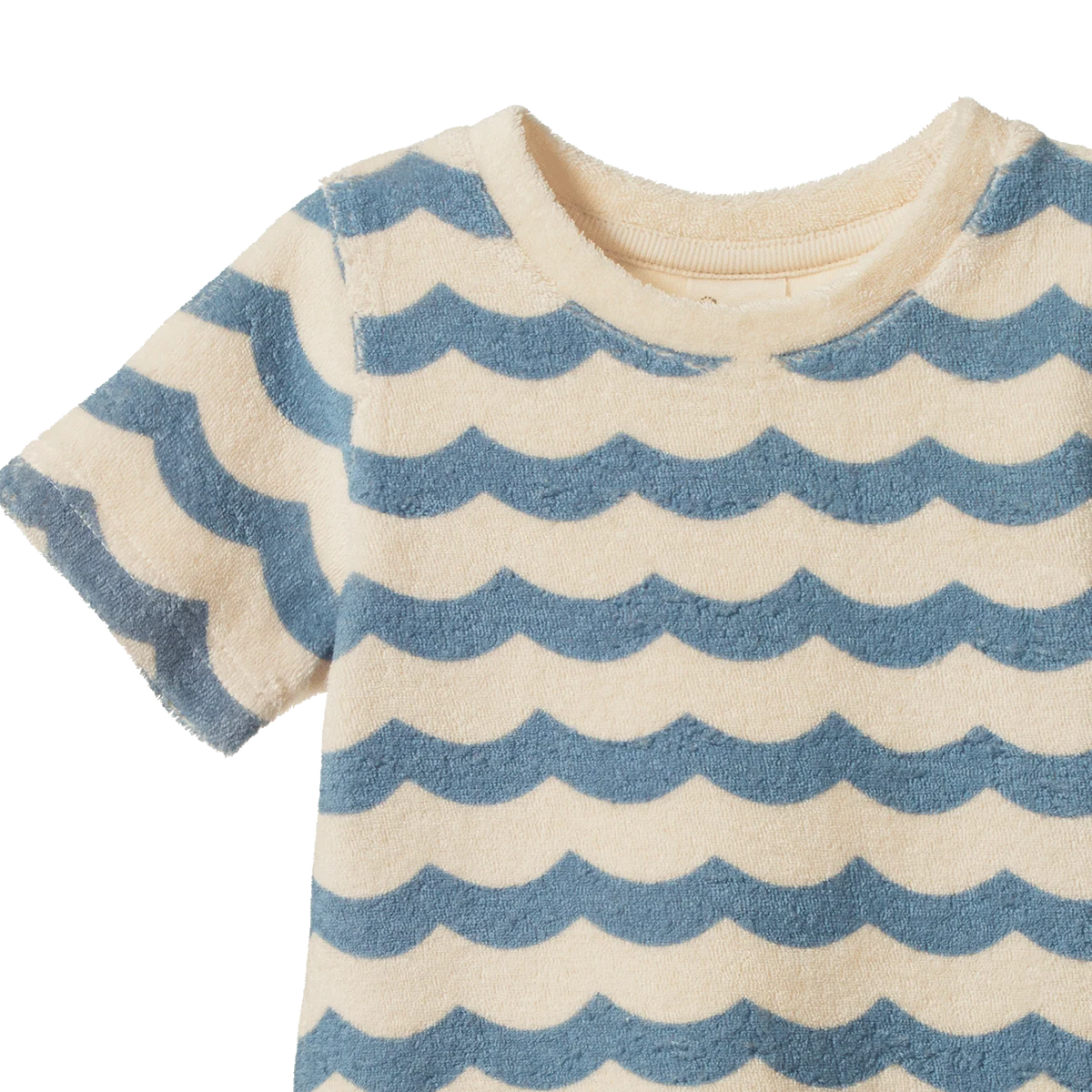 Nature Baby - River Tee Terry - Waves Print
