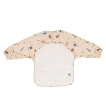 All 4 Ella - Recycled Long Sleeve Bib - Wild Animals