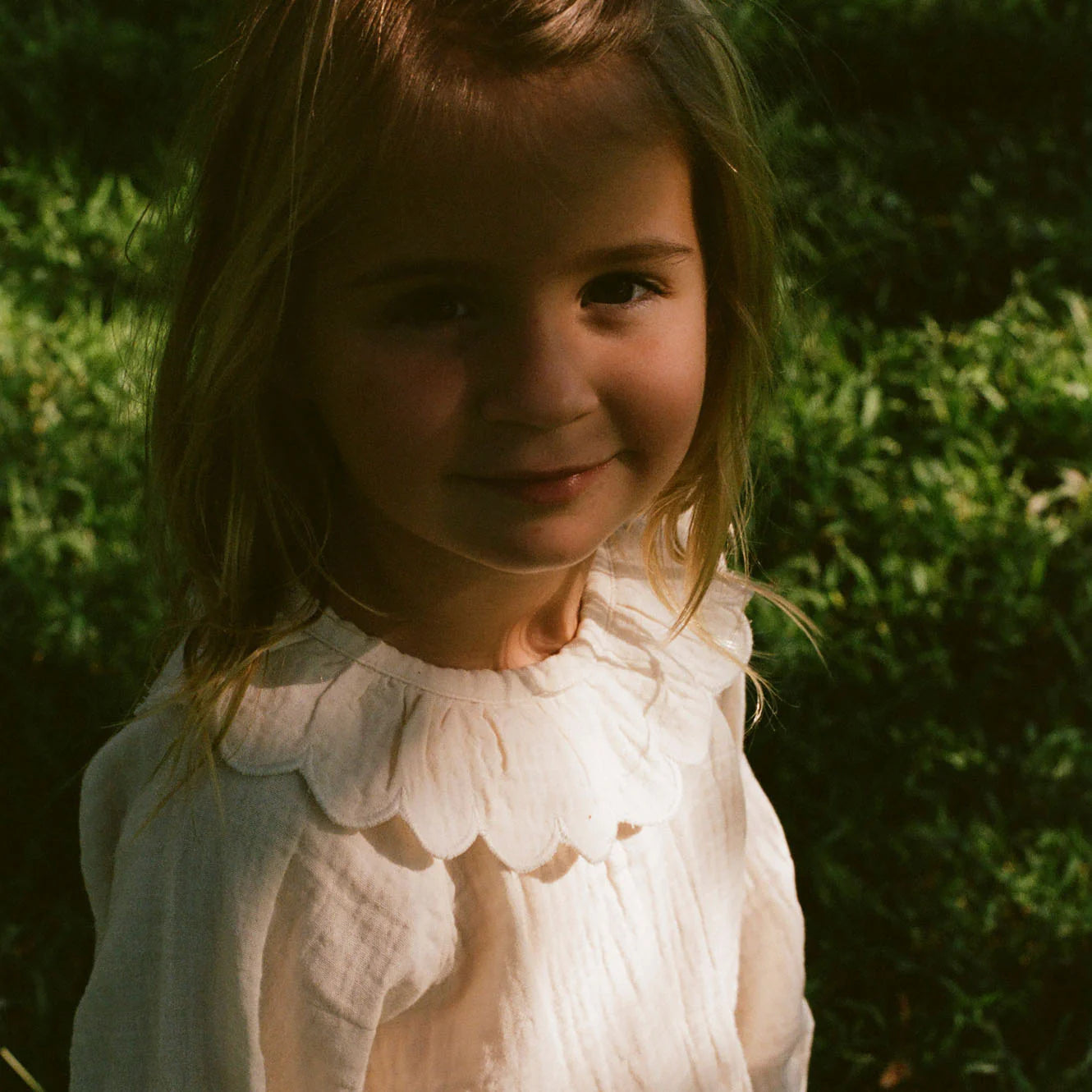 Nature Baby - Ruffle Cameron Blouse - Natural