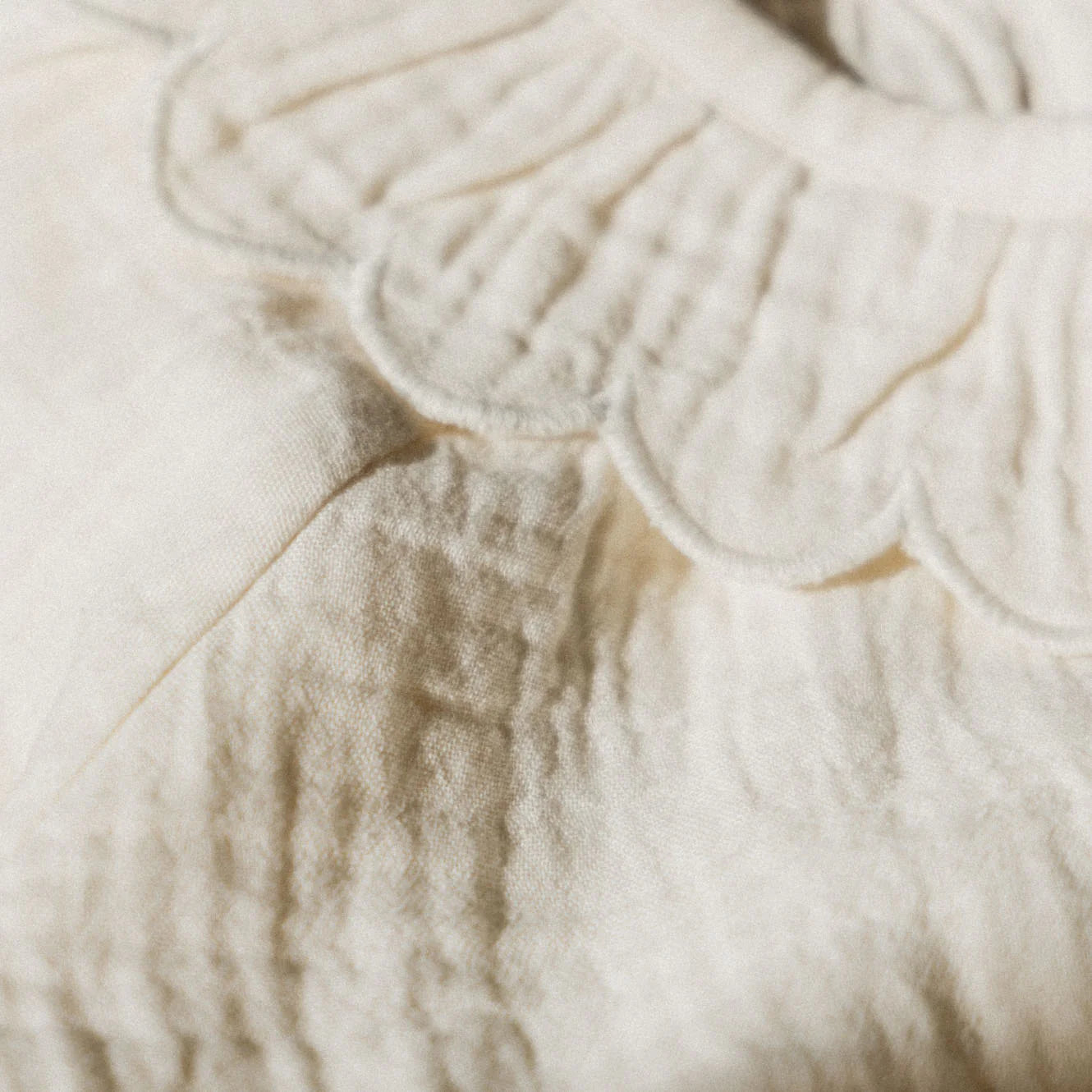 Nature Baby - Ruffle Cameron Blouse - Natural