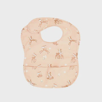 All 4 Ella - Recycled pouch Bib - Fawn