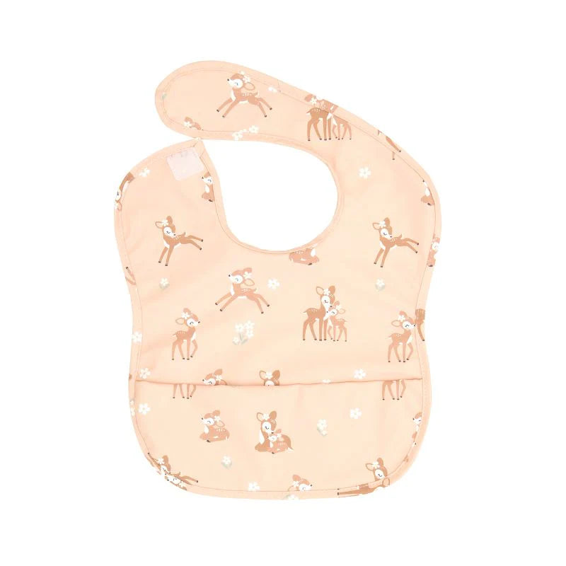 All 4 Ella - Recycled pouch Bib - Fawn