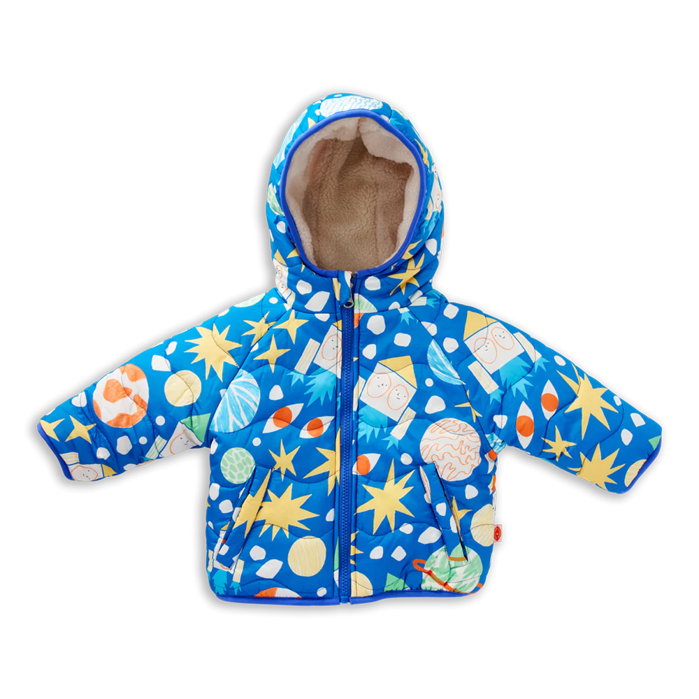 Halcyon Nights - See You In Space Reversible Kids Puffer Jacket