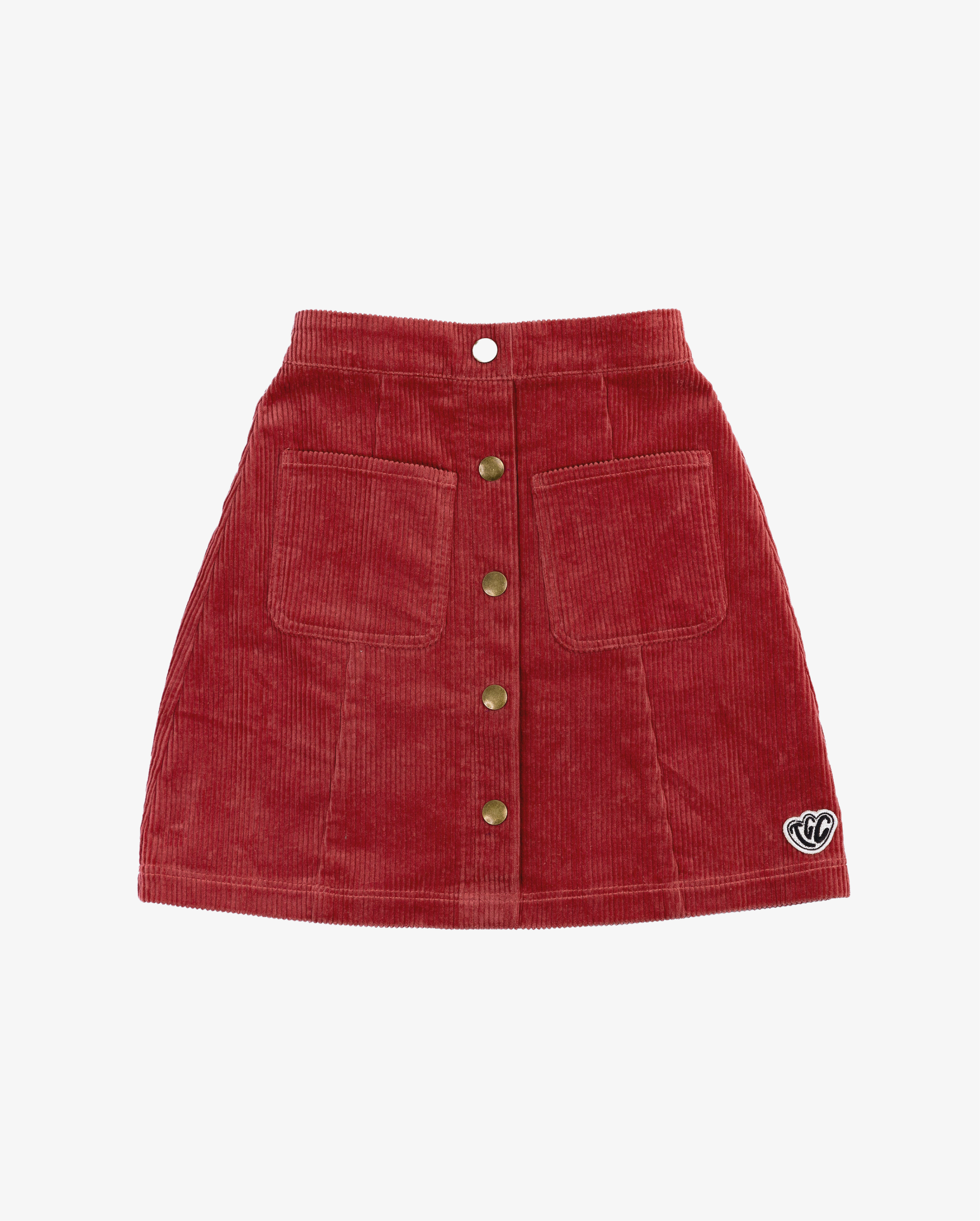 The Girl Club - Rhubarb Corduroy Skirt
