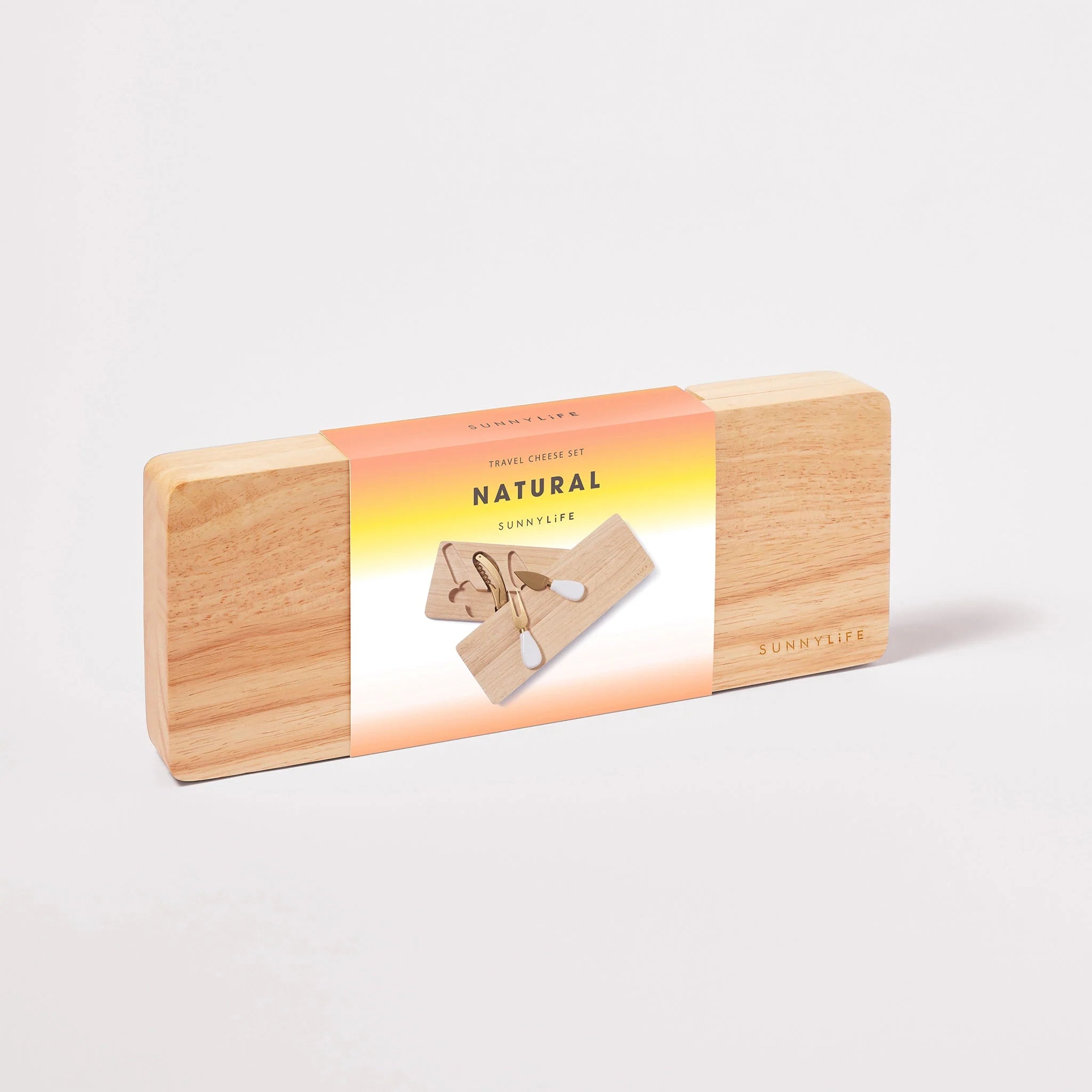 Sunnylife - Travel Cheese Set - Natural