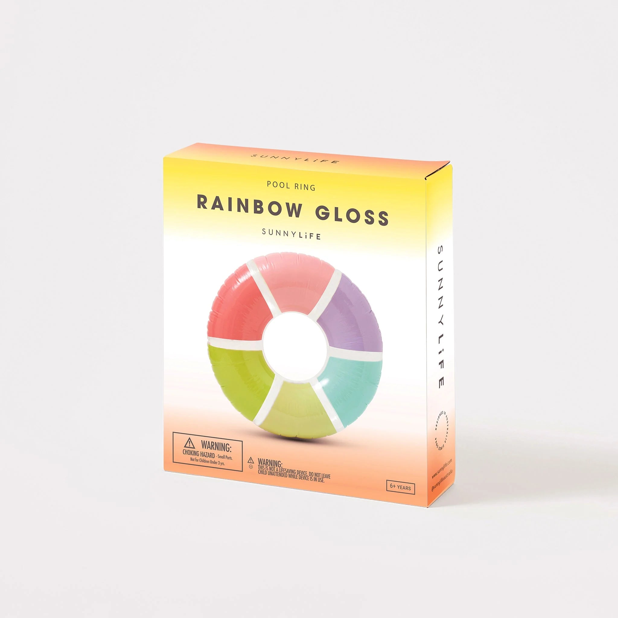 Sunnylife - Pool Ring - Rainbow Gloss