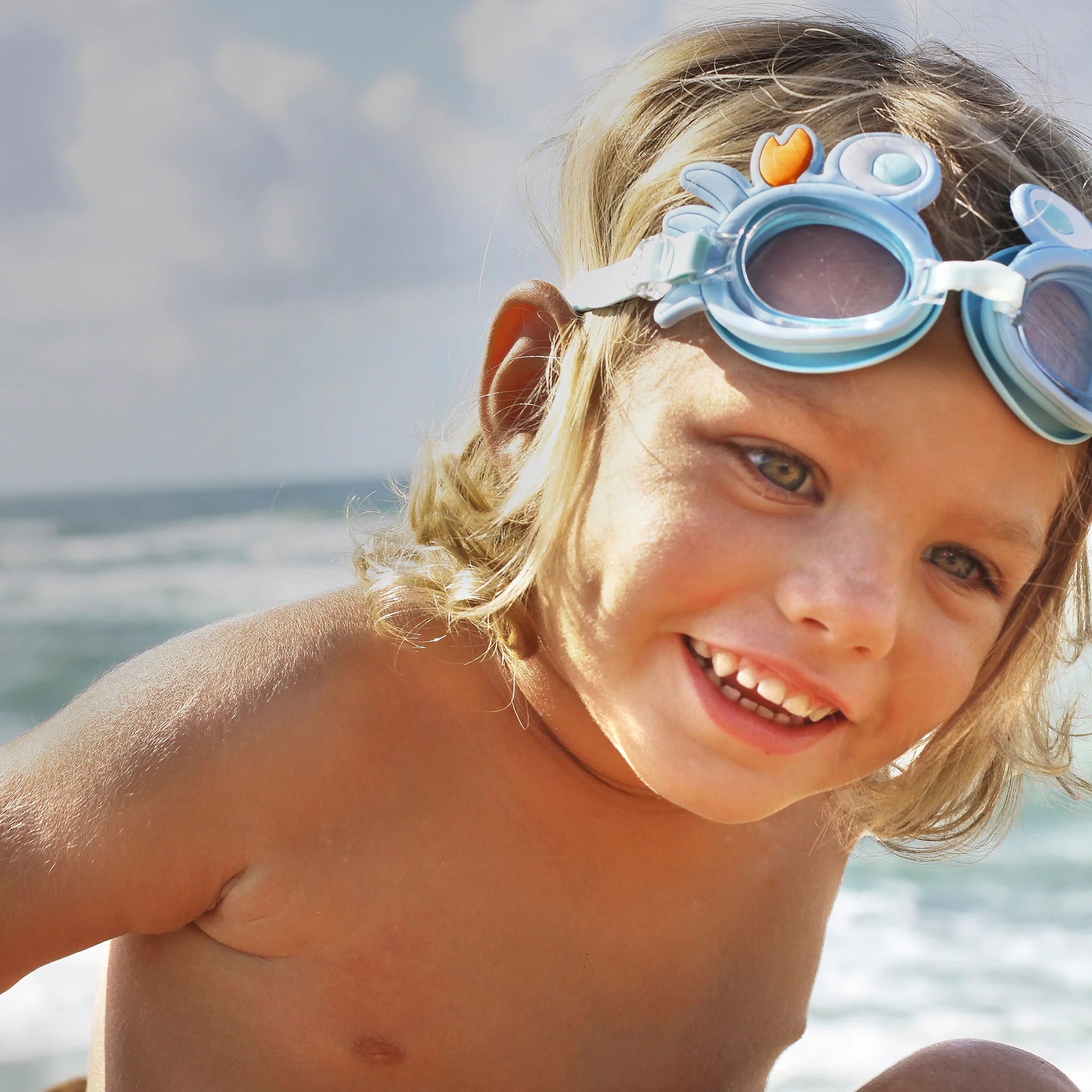 Sunnylife - Mini Swim Goggles - Sonny the Sea Creature Blue