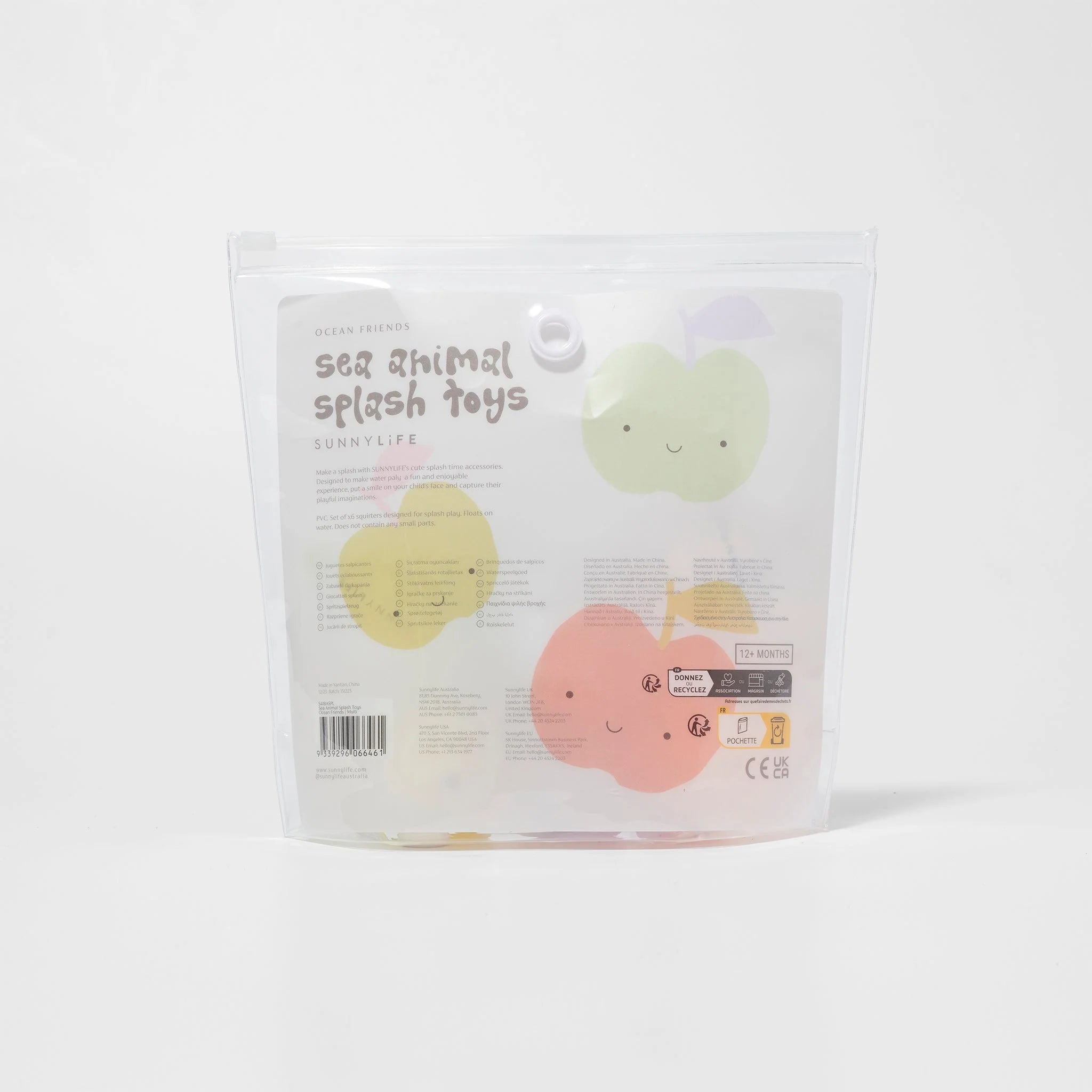Sunnylife - Sea Animal Splash Toys - Ocean Friends