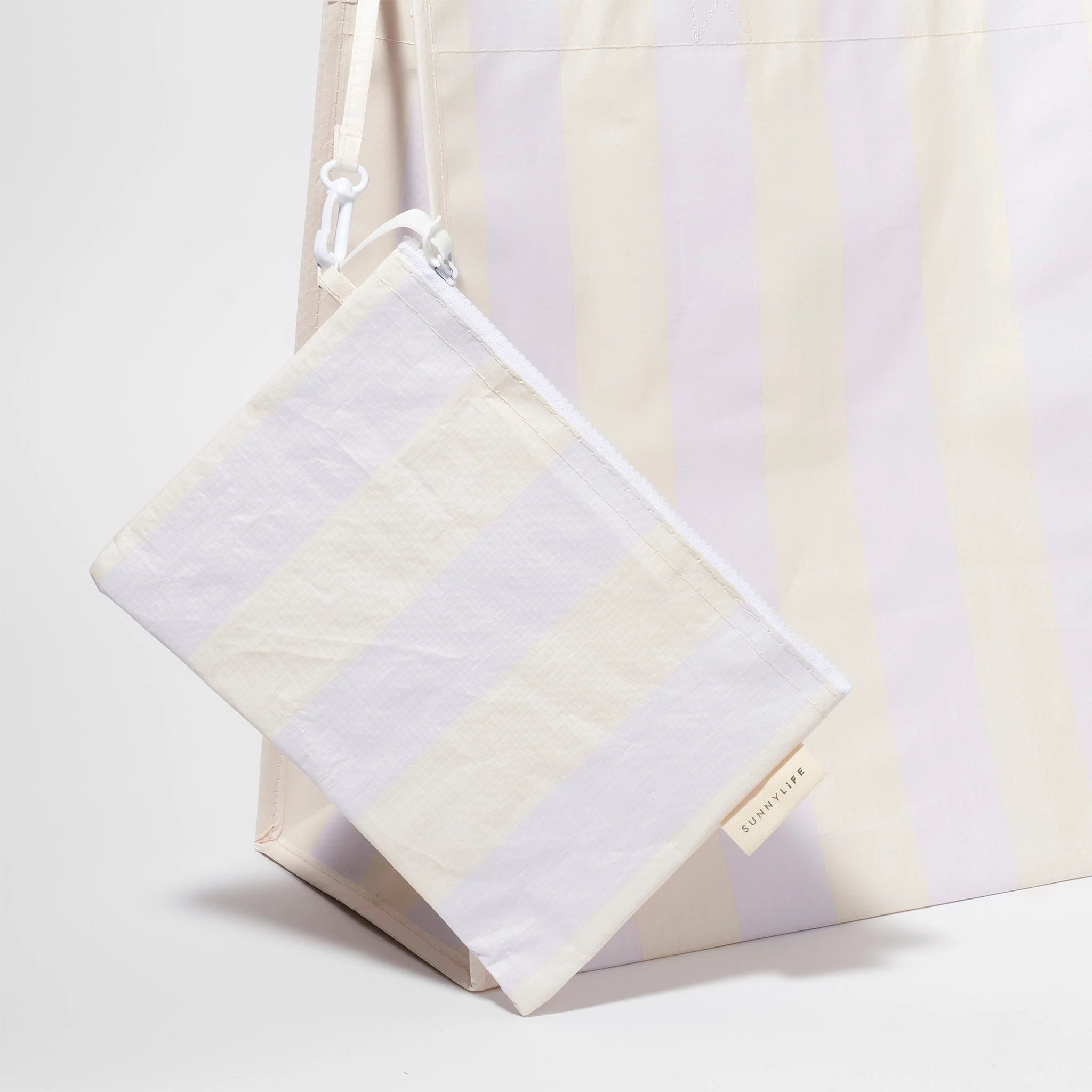 Sunnylife - Carryall Beach Bag - Rio Sun Pastel Lilac Stripe