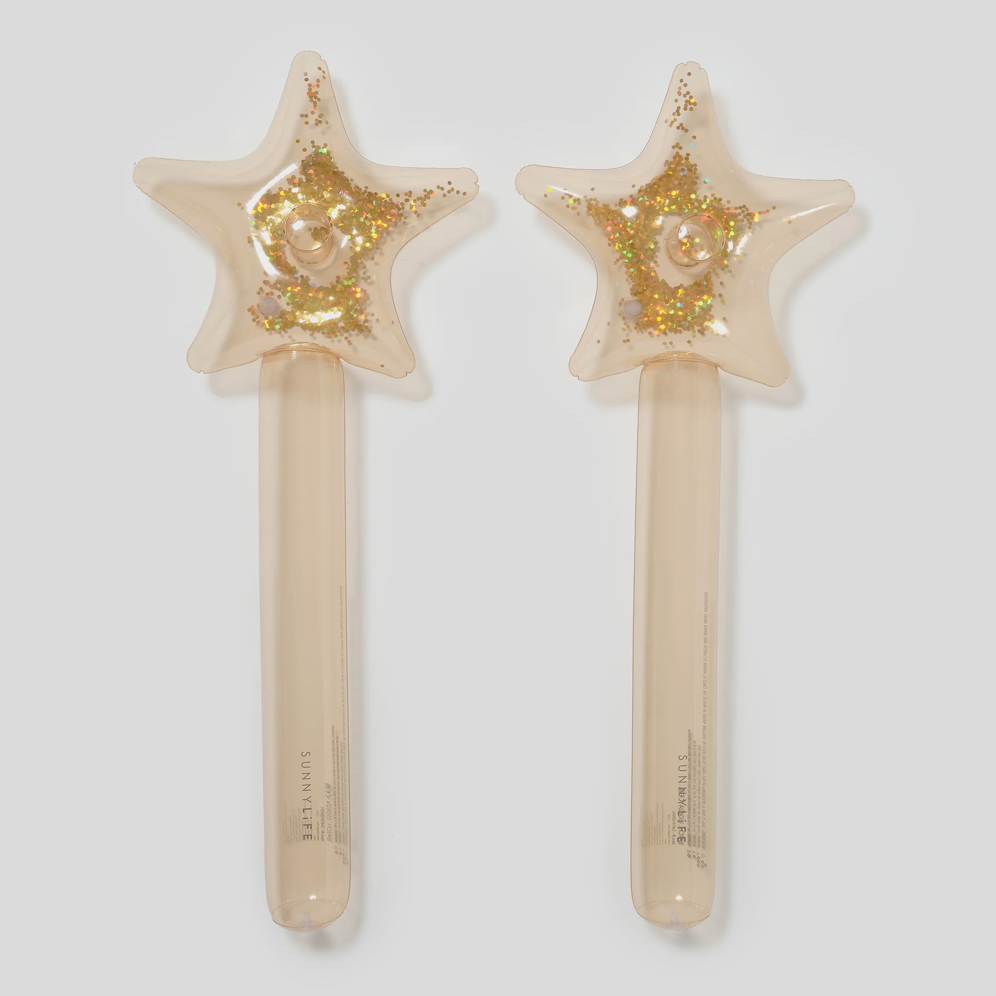 Sunnylife - Kids Inflatable Star Wand Princess Swan Gold