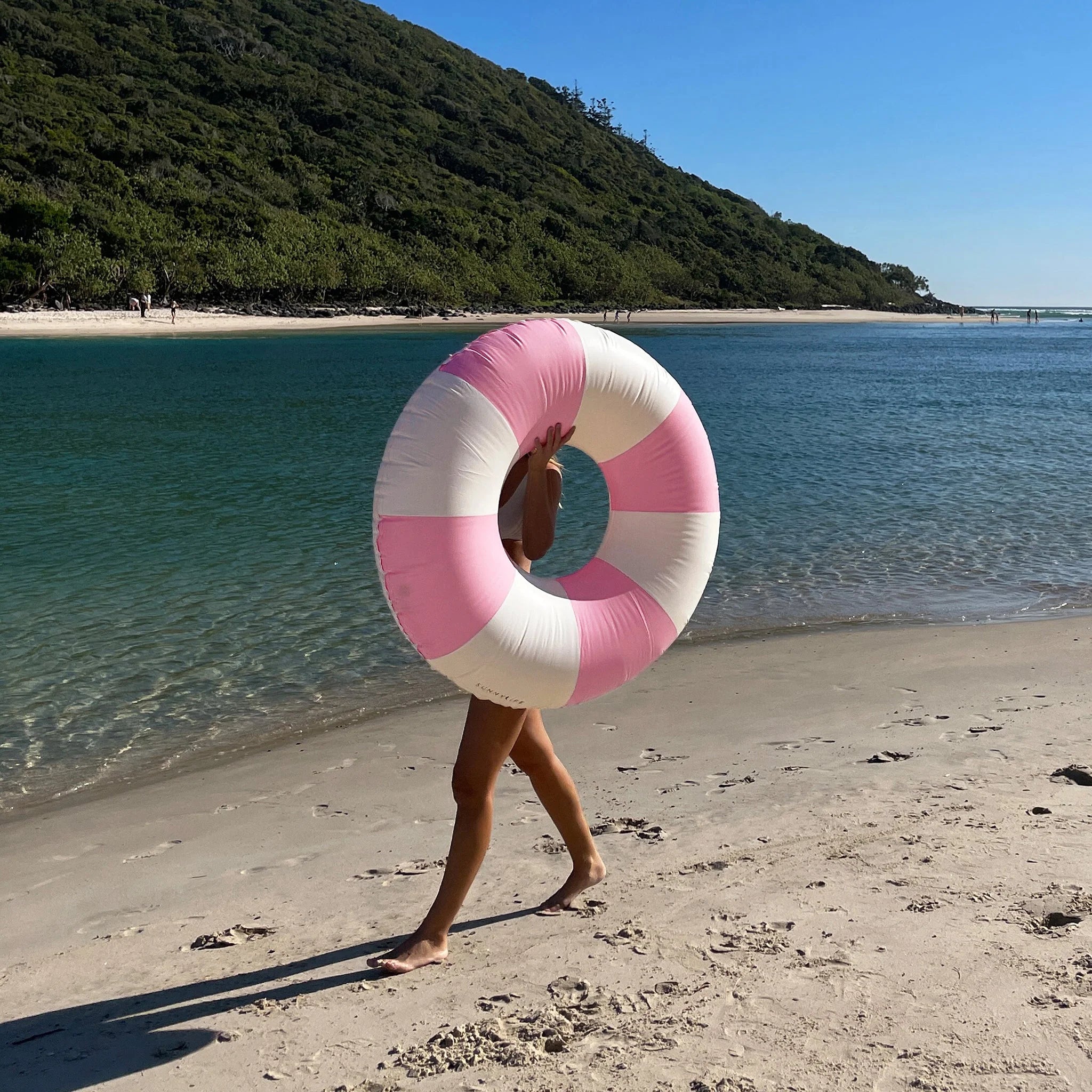 Sunnylife - Pool Ring Bubblegum Pink Stripe