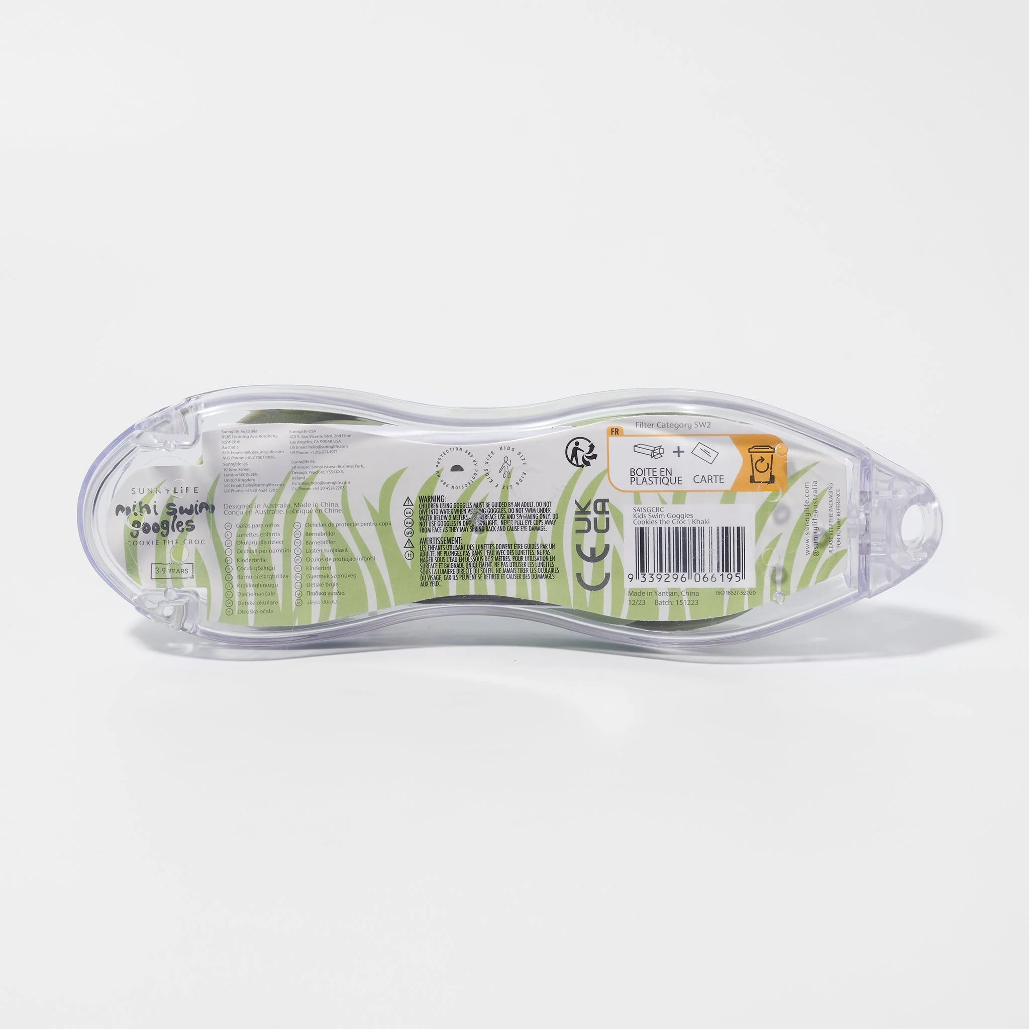 Sunnylife - Kids Swim Goggles - Cookie the Croc