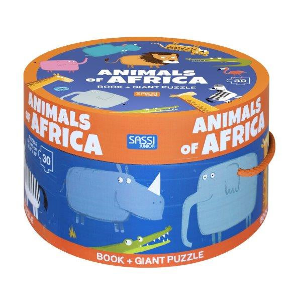 Sassi Book and Giant Puzzle - Animals of Africa