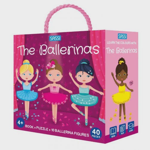 Sassi - 3D Puzzle & Book Set  - Ballerinas