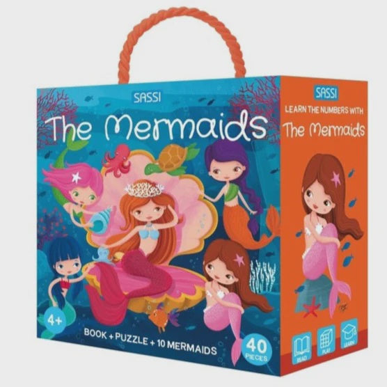 Sassi - 3D Puzzle & Book Set - The Mermaids