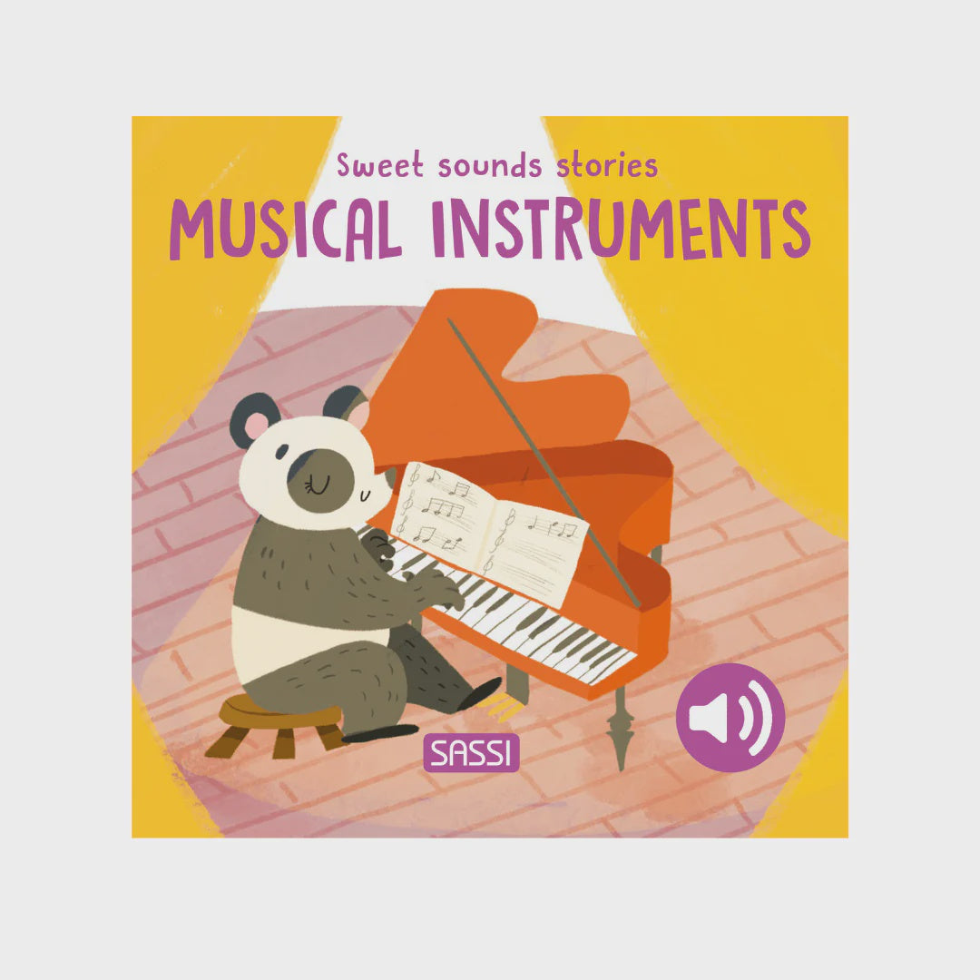 Sassi - Board Book Sweet Sounds Stories - Musical Instruments